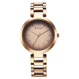NT2480WM06 - Titan Workwear Analog Beige Dial Watch