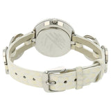NE2502SL01 - Titan White Dial Leather Strap Watch