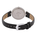 2529SL01 - Raga Titan Black Dial Leather Strap Watch