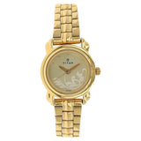 NU2534YM01 - Titan Champagne Dial Stainless Steel Strap Watch