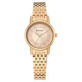 NU2593WM02 - Titan Quartz Analog Rose Gold Dial Watch
