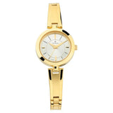NN2598YM02 - Titan Silver Dial Golden Metal Strap Watch