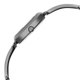 NS2606QM04 Titan  Black Dial Grey Metal Strap Watch for Women