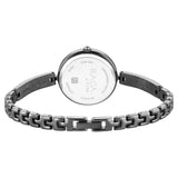 NS2606QM04 Titan  Black Dial Grey Metal Strap Watch for Women