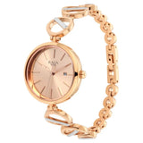 NR2644KM02 Titan Raga Viva Rose Gold Dial Women Watch With Metal Strap