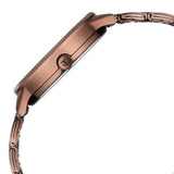 2648qm03 Titan  Day and Date  Brown Stainless Steel Strap Watch For Women