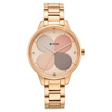 NU2648WM02 - Titan Purple Glam It Up Multicoloured Dial Rose Gold Watch