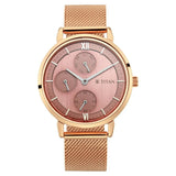 NR2652WM01 Titan  Rose Gold Dial Metal Strap watch for Women