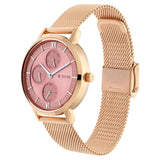 NR2652WM01 Titan  Rose Gold Dial Metal Strap watch for Women
