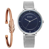 2673SM04F - Titan Purple Stackables Blue Dial Watch