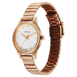 NU2679WM02 - Titan Karishma Off White Dial Rose Gold Watch
