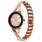 2698WM01 Titan Raga Chic Quartz Analog Rose Gold Dial Metal Strap Watch for Women