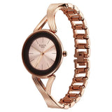 2698WM01 Titan Raga Chic Quartz Analog Rose Gold Dial Metal Strap Watch for Women