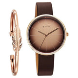 2718WL01F - Titan Stackables Brown Dial Watch
