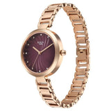 NT2752WM01 -  Titan Raga Memoirs Burgundy Dial Watch