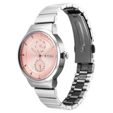 2761SM02 - Titan Neo Pink Dial Silver Watch