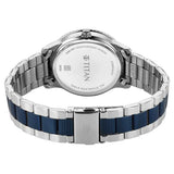 2766KM02 - Titan Purple Sports Fashion Blue Dial Watch