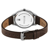 NU2781SL01 - Titan Workwear Rose Gold Dial Brown Watch