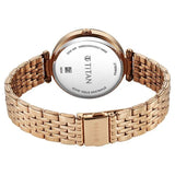 NU2783WM01 - Titan Workwear Brown Dial Rose Gold Watch