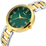 Timex Green Dial with Roman Numbers Women's Astrological Watch - TW000X274