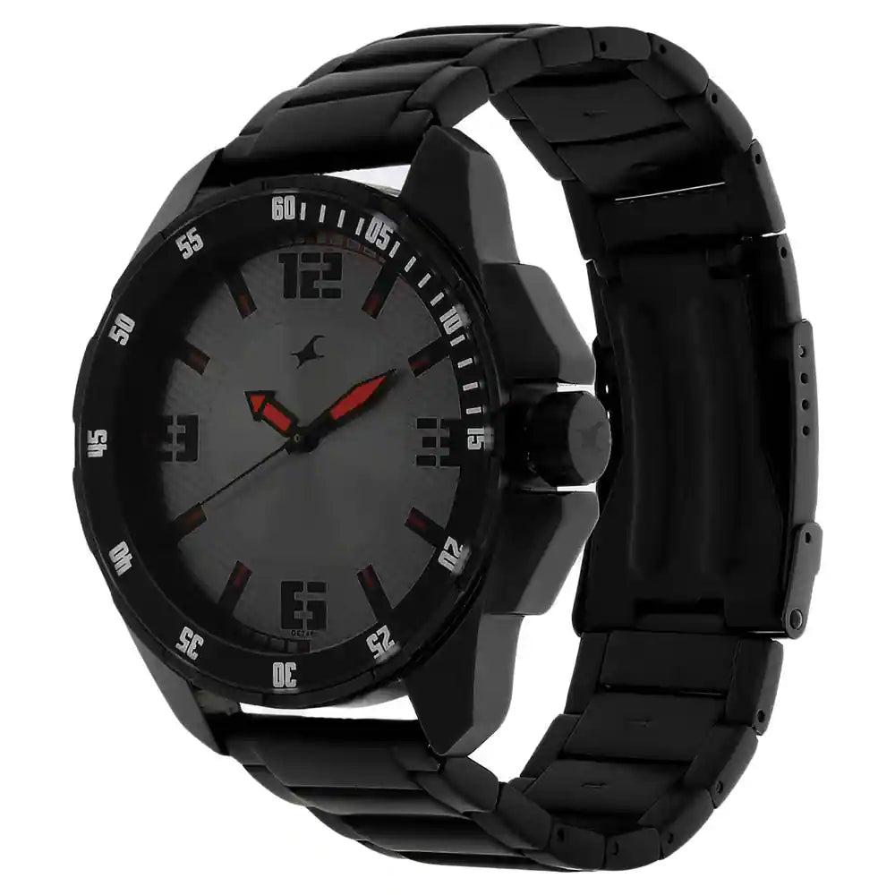 Fastrack Buy NR3084NM01 FASTRACK STAINLESS STEEL STRAP WATCH Bharat Time Style