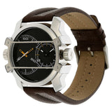 NR3098SL02  Fastrack Black Dial Leather Strap Watch for Guys