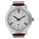 NR3120SL01 FASTRACK LEATHER STRAP WATCH