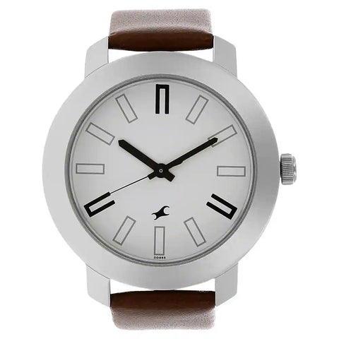 NR3120SL01 FASTRACK LEATHER STRAP WATCH