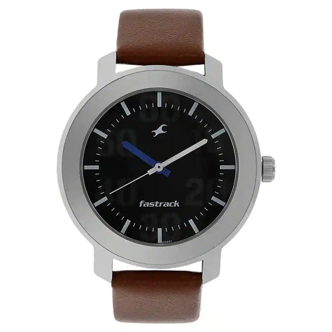 NR3121SL01 FASTRACK LEATHER STRAP WATCH