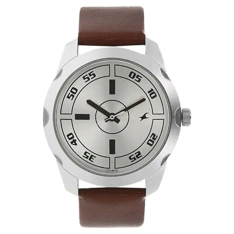 NR3123SL02 FASTRACK LEATHER STRAP WATCH