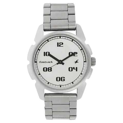 NP3124SM01 FASTRACK STAINLESS STEEL STRAP WATCH