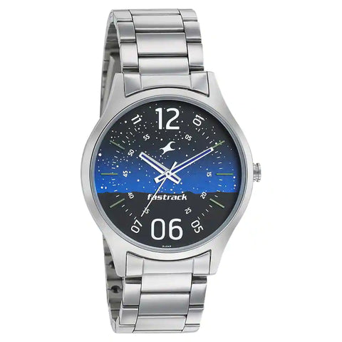 NP3184SM04 FASTRACK STAINLESS STEEL STRAP WATCH