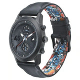 NP3216NL01 LEATHER STRAP WATCH FOR GUYS