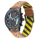 NR3224NL02  Fastrack Blue Dial Leather Strap Watch for Guys