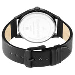 NR3247NL01 STYLE UP BLACK DIAL LEATHER STRAP WATCH