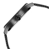 3247NM03 BLACK DIAL STAINLESS STEEL STRAP WATCH