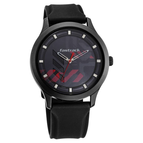 NR3250NP01 Silicone Strap Watch for Guys