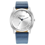 3255SL03 SILVER DIAL LEATHER STRAP WATCH