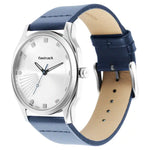 3255SL03 SILVER DIAL LEATHER STRAP WATCH