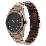 NS3285QM01 Analog with Date Black Dial Metal Strap Watch for Guys