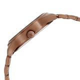 3300QM01 Brown Dial Stainless Steel Strap Watch for Guys