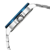 3303KM01 Multifunction Silver Dial Stainless Steel Strap Watch for Guys