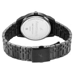 3308KM01 Black Dial Metal Strap Watch for Guys