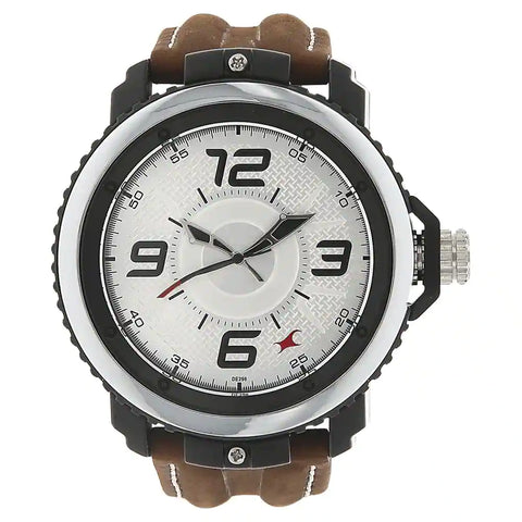 NP38017PL02 FASTRACK LEATHER STRAP WATCH