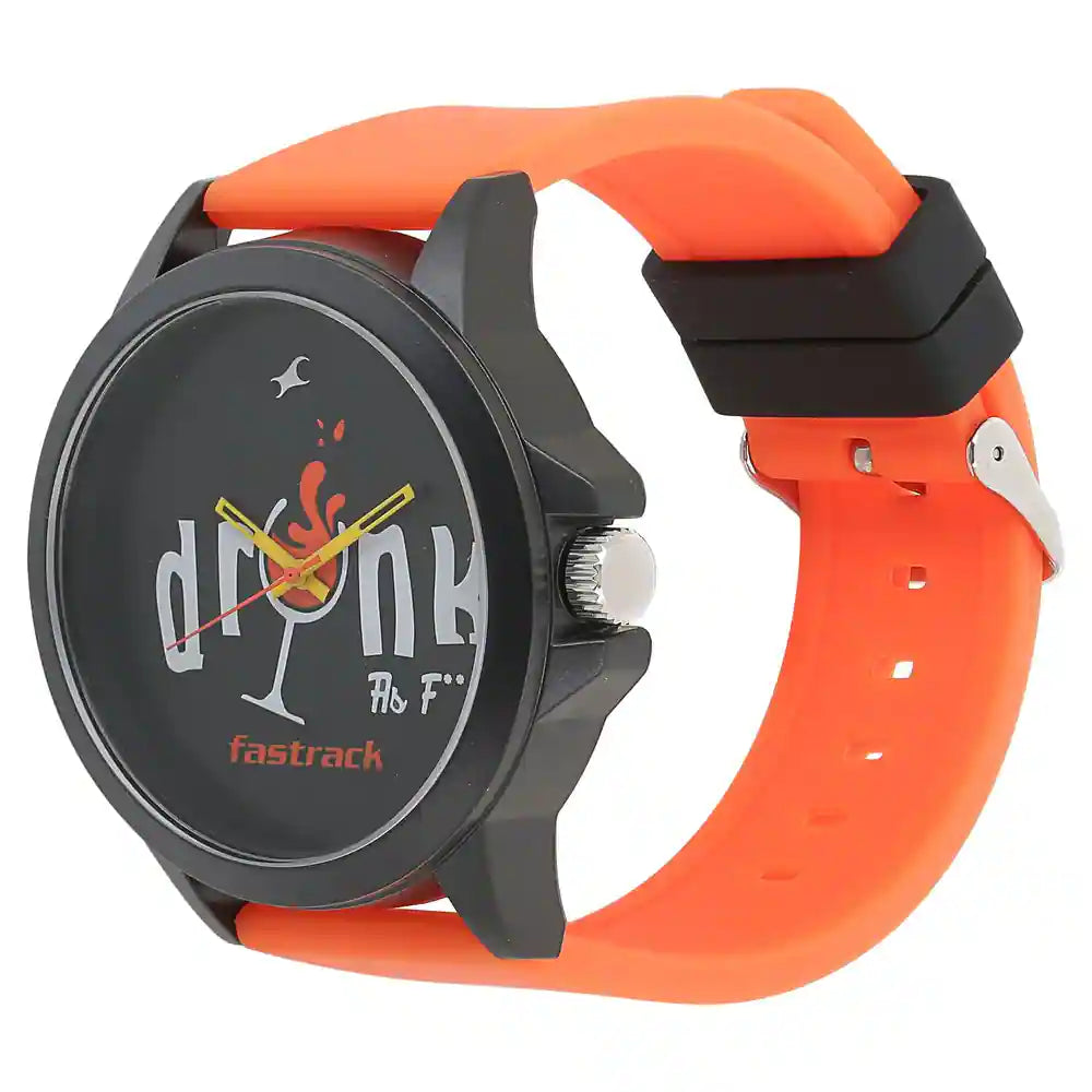 Fastrack Buy 38024PP31 FASTRACK SILICONE STRAP WATCH Bharat Time Style