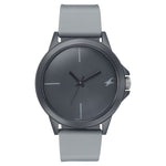 38024PP63W Grey Dial Silicone Strap Unisex Watch