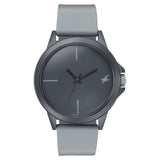 38024PP63W Grey Dial Silicone Strap Unisex Watch