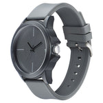 38024PP63W Grey Dial Silicone Strap Unisex Watch