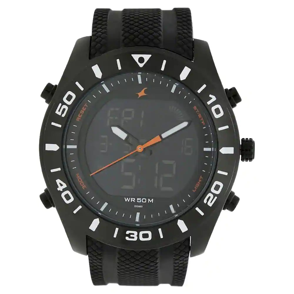 Fastrack - Buy NR38034NP01 FASTRACK BLACK DIAL SILICONE STRAP |Bharat ...