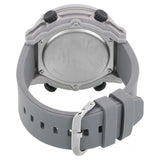 NP38045PP02 DIGITALGREY DIAL SILICONE STRAP WATCH